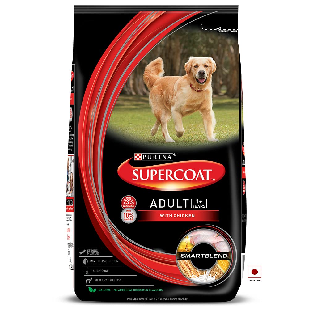 Supercoat Adult All Breed Dry Dog Food with Chicken Purina